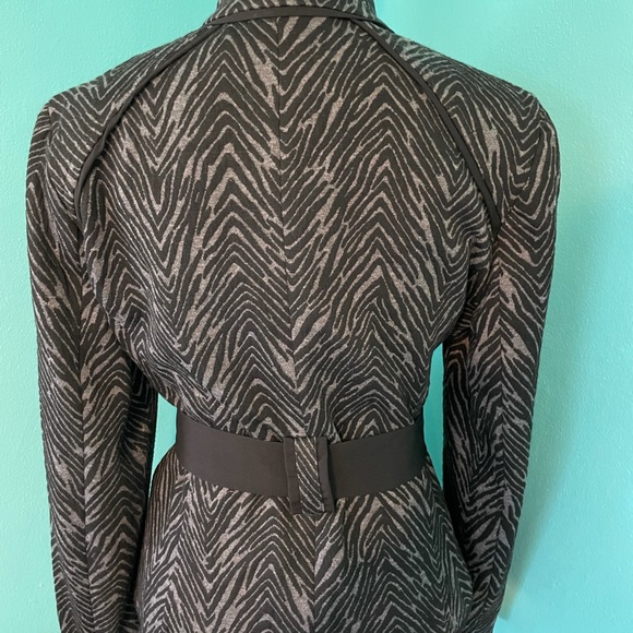 Sandro wool like animal print coat - Picture 2 of 6